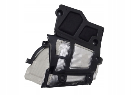 Rear bumper support with heat protection. Porsche 970 Panamera  >>2013 - 97050563202, 97050563102