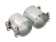 Kit de manchons de tuyau d'échappement central double pour échappement sport. Porsche 9YA Cayenne à partir de 2018 - 249533