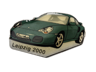 Spilla Spilla 'Porsche 996 Turbo - Lipsia 2000' Verde