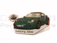 徽章“保时捷 996 Turbo - 莱比锡 2000”绿色 徽章“保时捷 996 Turbo - 莱比锡 2000”绿色