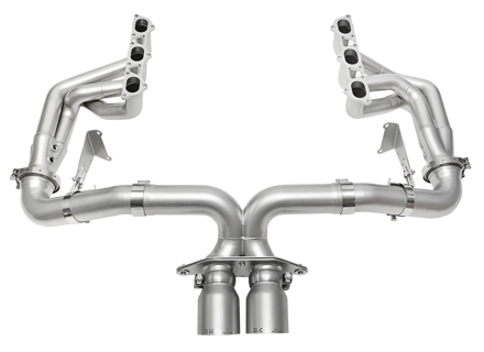 Sistema di scarico da competizione SOUL (senza catalizzatore). Porsche 992 GT3 / GT3 RS - 0PB254400F, 0PB254400E, 0PB254450F, 0PB254450E, 9GT251052F, 9GT251052G, 9GT251052D, 9GT251052H - POR.992GT3.REC