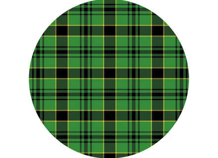SOLM (Sublime) polyviscose tartan stof, inspiratie: Lamborghini *SAMPLE*