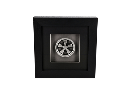 Handgemaakt 1:8 schaal Fuchs 15" wielmodel - zilver - met de hand geassembleerd en ingelijst in doos - 90136101204, 91136102000, 91136101690 - BF WH FUCHS 15