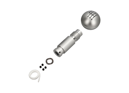 Aluminium zilveren klassieke pookknop 6 versnellingen. Porsche 981 Boxster / 981 Cayman / 718 Boxster / 718 Cayman - 981424075008YR, 981424075252W0, 981424980038YR, 98142498003N11, 98142498003PL1, 981424980036U7, 981424980037A0, 981424980038C0, 981424980039H6, 98142498003DSY, 98142498003DVG, 981424980048YR, 98142498004n11, 98142498004PL1, 981424980046U7, 981424980047A0, 981424980048C0, 981424980049H6, 981424980058YR, 98142498005N11, 98142498005PL1, 981424980056U7, 981424980057A0, 981424980058C0, 981424980059H6, 982711141P, 982711141Q, 982711141AK, 982711141R, 982711141AL, 982711141L, 982711141S, 982711141AM