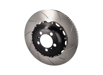 Disco freno / rotore scanalato 2 pezzi ANTERIORE 991 GT3 con PCCB - A1-151