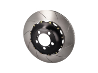 Disco freno / rotore scanalato 2 pezzi ANTERIORE 991 GT3 con PCCB - A1-151