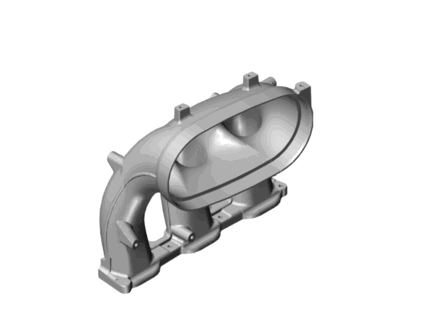 Ansaugluftverteiler. Porsche 982C Cayman 4.0L / 982 Boxster 4.0L - 0PB129713C