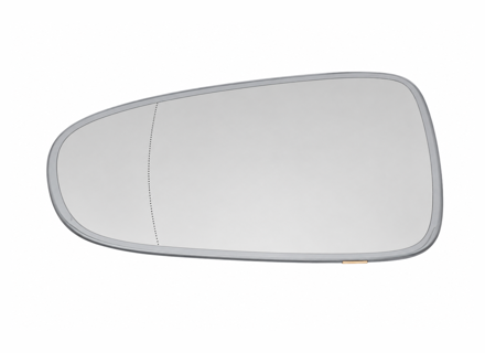Buitenspiegelglas (asferisch), dimbaar, links voor linksgestuurde auto's. Porsche 992 / 992 Dakar / 9J1 Taycan - 992857521D - ZJ-7147-L