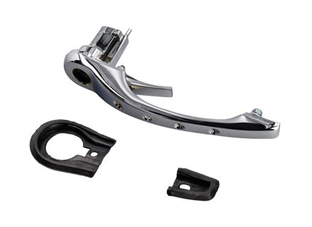 Poignée de porte style RSR en CHROME (Sans serrure ni clé). Porsche911 1970-89 / 964 - 91153894105, 91153894205, 9115389410X, 9115389420X - CB.017.002, CB.017.003