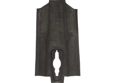 Rubber tunnel mat (heat lever). Porsche 356 C & 356 C SC (1964-65) - 64455111107, 64455101107 - NLA55111101