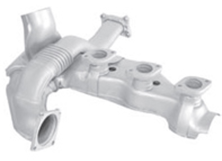 Scambiatore di calore di scarico SINISTRO. Porsche 964 C2/C4 - 96421103905, 96421104004, 96421103932