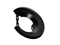 Piastra di copertura completa del disco freno, POSTERIORE. Porsche 914-6 - 90135280121, 91435208500, N0102353, N01224111, N0122418 - BRK14.1.105