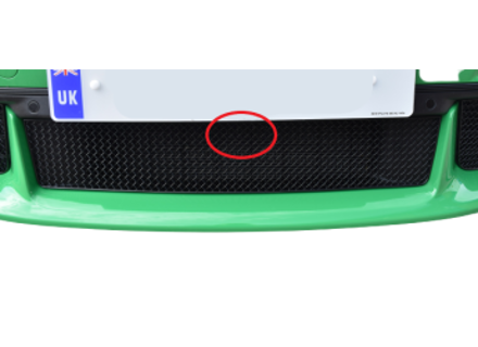 Front Bumper centre lower grille stainless steel ZunSport. Porsche 992 Turbo / Turbo S FDC - ZPR92720, ZPR92720B, ZPR92720, ZPR92720B