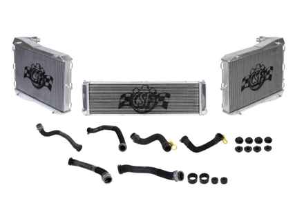 适用于保时捷 991.1 GT3 / GT3 RS 的铝制水冷散热器及软管套装（3 件）。 - 99110614101, 99610614201, 99110613801, 99110613802 - 7069, 7070, 7068