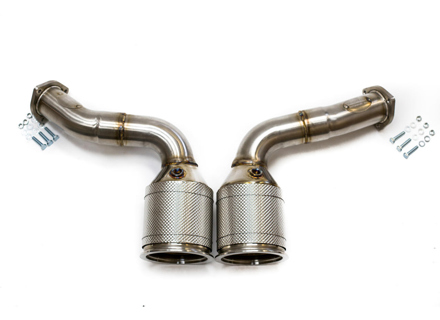 Fabspeed Sport Catalytic Converters. Porsche E3 Cayenne S/GTS/Turbo 2019>> - FS.POR.E3T.SC - FS.POR.E3T.SC