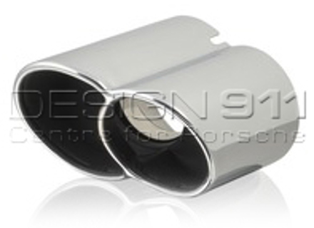 Exhaust Tail Pipes 4 Tube. Porsche 996 C4S - 99611198103, 99611198203