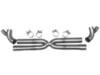 X-pipe race exhaust. Porsche 991 Turbo - P991.20.4080 X-pipe race exhaust. Porsche 991 Turbo - P991.20.4080