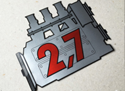 保时捷 911 后窗 2.7L 发动机贴纸 - 91170110200