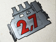 Rear Window 2.7L Engine Sticker for Porsche 911 - 91170110200 Rear Window 2.7L Engine Sticker for Porsche 911 - 91170110200