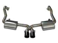 后部钛合金运动排气管（无阀门）。保时捷 987.2 Boxster / Cayman - 98711311731, 98711311732, 987113117BX, 98711311831, 98711311832, 987113118BX, 987113118AX, 987113117AX - 9M98711311731