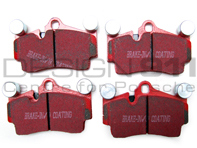 EBC RED Brake Pads 'Road'. PORSCHE Cayenne 955 3.2L 2004>> (rear) - DP31474C