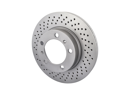 Brake disc rotor, Front. Porsche 987 (98735140101 and 98735140201) - 98735140101, 98735140201, 17876, 17875