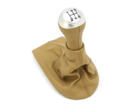 Pelle del cambio in beige savana con impugnatura in lega. Porsche 986 Boxster - 98642498105S30, 98642498105 Pelle del cambio in beige savana con impugnatura in lega. Porsche 986 Boxster - 98642498105S30, 98642498105