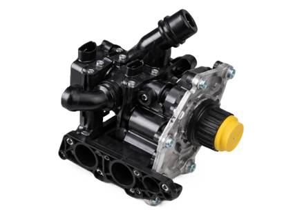 带恒温器的水泵。适用于保时捷 95B Macan 2.0L 2014-2021 款 - 95812101200, 95812111100, 95812111110, 95812111111, PAC121111A, PAC121111C, PAC121111B, PAB121111B, PAC121111 - LJ061