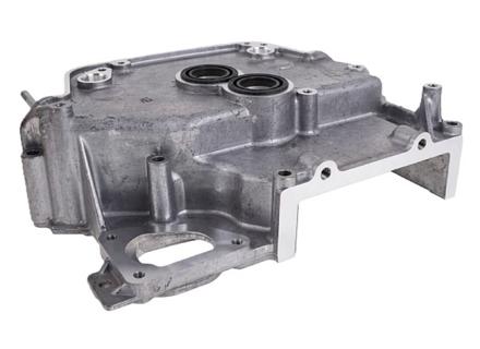 Couvercle supérieur de chaîne de distribution. Porsche 955 Cayenne 3.2L V6 2004-2006 - 95510412201, 95510412200