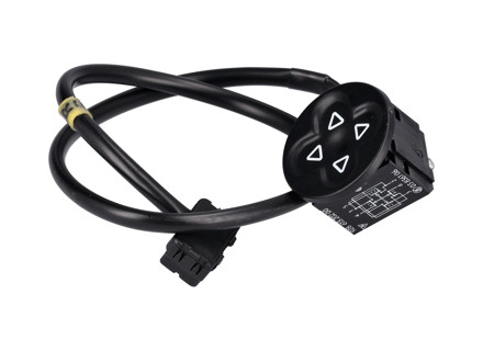 Interruttore di regolazione del sedile a 4 vie, destro. Porsche 928 S4/GT/GTS 1987>> - 92861320200