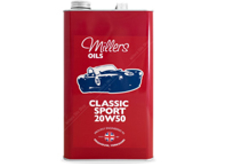 Millers Oil Classic Sport 20W-50 Huile moteur pour Porsche 356 / 914 / 911 2.0-2.7L - 7912GCT