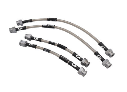 Flexibles de frein Goodridge en acier inoxydable. Porsche 944 Turbo 1987-1991 - 477611071B, 944611071F - SPR0600-4P
