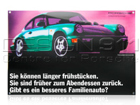 Enamel Plate Porsche Classic 964 - PCG00096410 Enamel Plate Porsche Classic 964 - PCG00096410