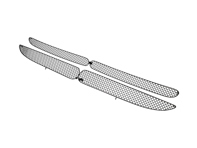 Front Bumper Stainless Steel Outer Grill Set Porsche 996 Carrera Manual Cars - ZPR20903, ZPR20903B, ZPR20903, ZPR20903B Front Bumper Stainless Steel Outer Grill Set Porsche 996 Carrera Manual Cars - ZPR20903, ZPR20903B, ZPR20903, ZPR20903B