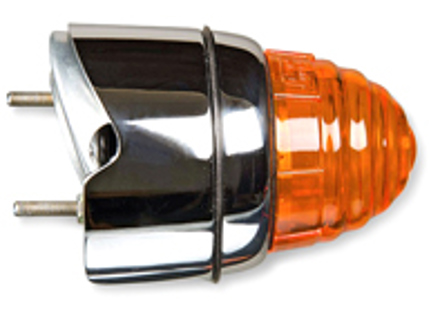 Front turn signal, Yellow. Porsche 356 B-T6 / 356 C - 64463140206, 64463140206