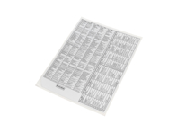 继电器和保险丝布局贴纸。保时捷 964 Carrera 2 / 4 1990 - 96461020903, 96461020901