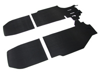 Ensemble de tapis de sol en caoutchouc, noir. Porsche 911 65-68 LHD - 90255101120, 90155101223, 90155101220, 90255101120, 90255112120, 90255112220