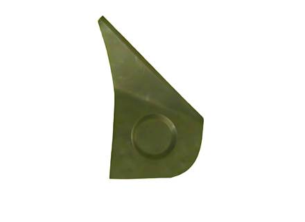 Front of rear wheel well. Porsche 356B - 356C - 64450114100, 64450114200 - PP107AL, P107AL, P107AR, PP107AR