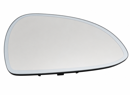 Vetro specchietto retrovisore esterno (convesso), oscurabile, DESTRO per guida a sinistra. Porsche 991.1 / 991.2 / 981 Boxster / 981C Cayman - 99173103806 - ZJ-7150-R