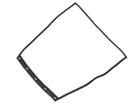 Bonnet seal. Porsche 964 1990-94 / 964 Turbo - 96450412301, 96450412303 Bonnet seal. Porsche 964 1990-94 / 964 Turbo - 96450412301, 96450412303