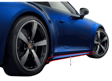 SportDesign Side Sills. Porsche 992 turbo / turbo S - 99204482101
