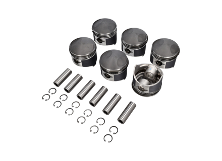 Jeu de pistons, fonte. Porsche 911S 2.2/2.4 - 008 911 86P, 008 911 84SP, 008 911 84EP, 00891186P, 00891184SP, 00891184EP