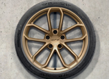 20' 718 Cayman GT4 Set of wheels, in Aurum. Original Porsche - 98204460302