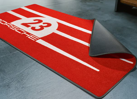 Porsche 917 Salzburg design garage mat