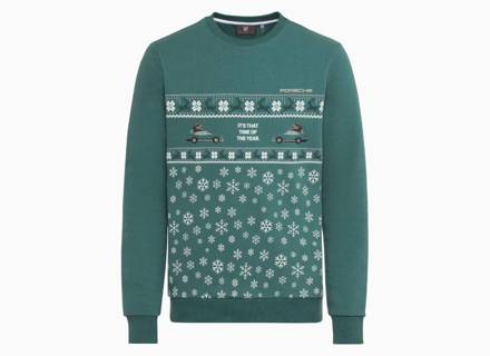 Felpa unisex, verde - tema natalizio