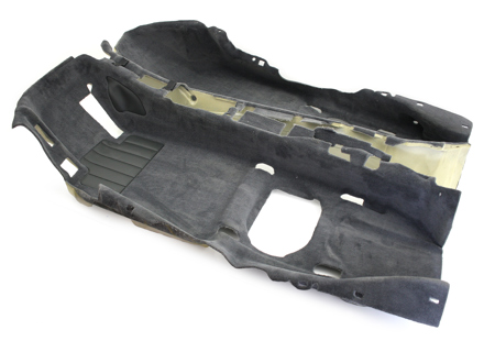 Floor carpet, front part. Porsche 997 CABRIO (LHD - Left-hand drive) - 99755101110, 99755101110FLX, 99755101110FLW, 99755101110FLY, 99755101110FLZ, 99755101110FSV, 99755101102FLW, 99755101102