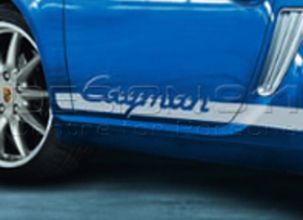 Strisce laterali con denominazione del modello. Porsche 987C Cayman - 98704480252, 98704480253 Strisce laterali con denominazione del modello. Porsche 987C Cayman - 98704480252, 98704480253
