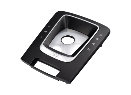 PDK Gear Surround - Black/Galvano Silver with '911' Inscription - for Porsche 991-2 Carrera & Turbo 2017-2020 - 9P1858401DRZ