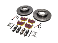 带运动型 EBC 刹车片的刹车盘套件 保时捷 997 C2 3.6L - DP42029R, 99635140X01BRE, 95535296000, 99635108802, 99761275601, 99761275901, 99735193905, 99735193906, 99735193908, 99735193907, 1663100877, 1663100887, 99635140500, 99635140501, 99635140502, 99635140600, 99635140601, 99635140602, 09C88011, 1163750210, 9963510880, 99761275600, 99761275900, 1697301970, 1697301980