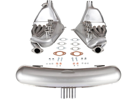 Set di scarichi sportivi con due uscite centrali 'GT3' e scambiatore di calore 'Big Bore'. Porsche 911 1963-83 - 1620802010, 92.295SSI